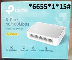 TP-LINK TL-SF1005D 5-Port 10/100Mbps Desktop Switch