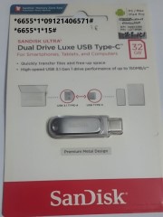 فلش مموری سن دیسک مدل Ultra Dual Drive GO USB Type-C ظرفیت 32 گیگابایت