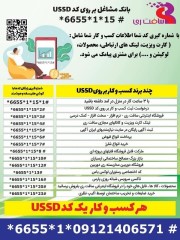 برای اولین بار بانک اطلاعات مشاغل روی کدخدماتی USSD ایجاد گردید