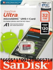 کارت حافظه سندیسک MicroSDXC سرعت 120MBps ظرفیت 32 گیگ